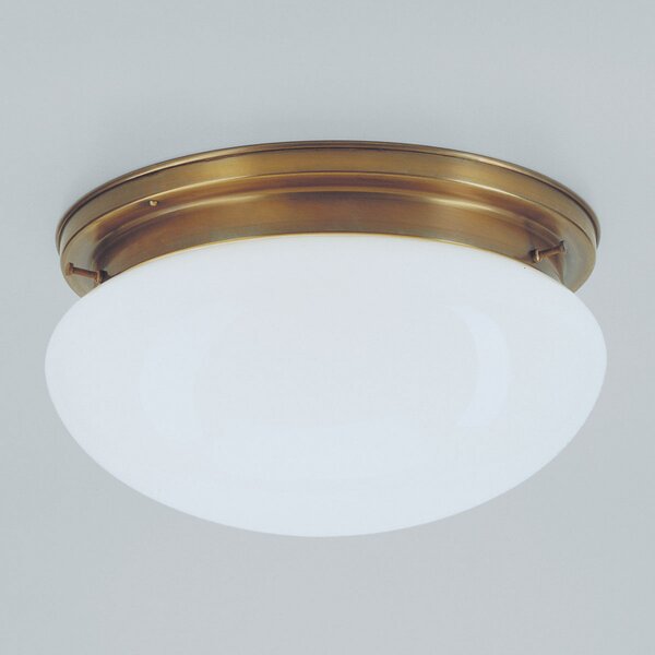 Berliner Messinglampen Κλασικό φωτιστικό οροφής Harry, Ø 30 cm, ρυθμιζόμενος, Χρυσό / Ορείχαλκου, Σαλόνι / τραπεζαρία, Μέταλλο, Αντίκα