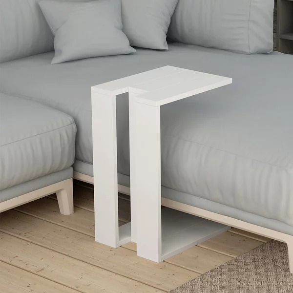 Βοηθητικό Τραπεζάκι (30x40x57) A-G Muju 855DTE2881 White