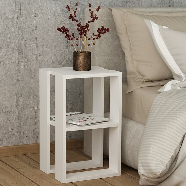 Βοηθητικό Τραπεζάκι (30x30x55) A-G Lonie 776HMS3410 White