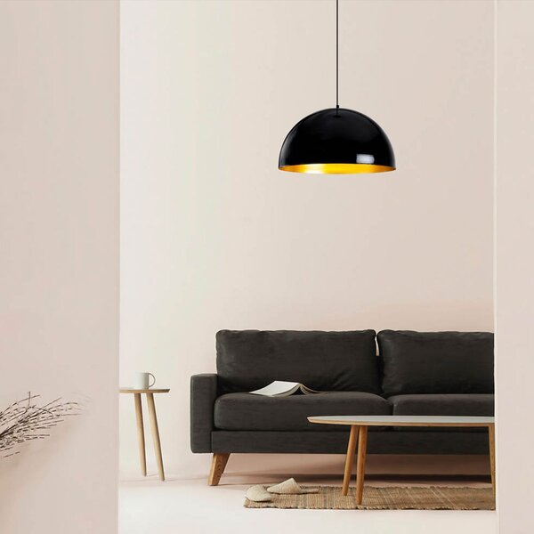 Φωτιστικό Οροφής Μονόφωτο A-G Berceste 521SHN3193 Black