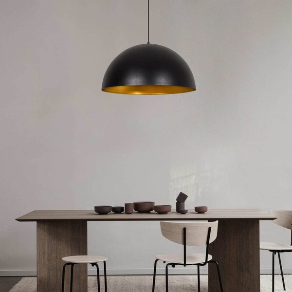 Φωτιστικό Οροφής Μονόφωτο A-G Sivani 892OPV1788 Black/Gold