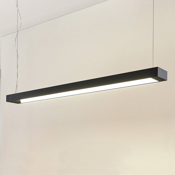 Arcchio LED κρεμαστό φωτιστικό Cuna, μαύρο, 122cm, μέταλλο, Μαύρο, Μελέτη / Γραφείο, Μέταλλο, σύγχρονο