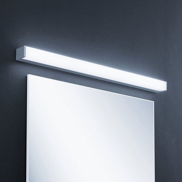 Lindby LED φωτιστικό μπάνιου Klea, 90 cm, χρώμιο, μέταλλο, IP44, Μεταλλικό, Μπάνιο, Μέταλλο, σύγχρονο