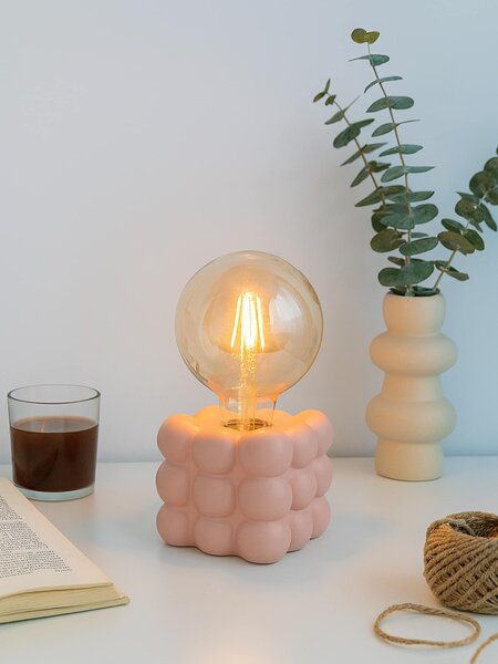 Sinsay - Λάμπα LED bubble - ροζ παστελ
