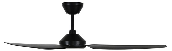 Beacon Lighting Ανεμιστήρας οροφής Polis μαύρος DC αθόρυβος Ø 137 cm IP55, Μαύρο, Σαλόνι / τραπεζαρία, Πλαστικό, σύγχρονο