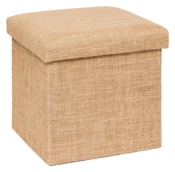 Σκαμπό Με Αποθηκευτικό Χώρο (31x31x31) F-V Folding Pouffe 205537