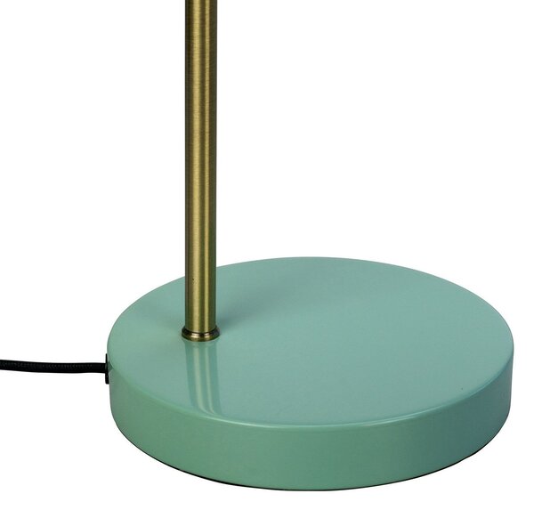 Dyberg Larsen Ocean επιτραπέζιο φωτιστικό curry/brass/turquoise, Κίτρινο, Μελέτη / Γραφείο, Μέταλλο