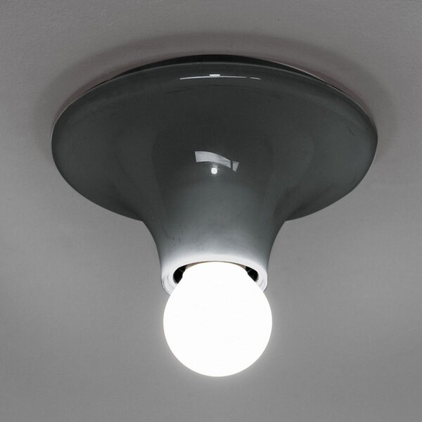 Artemide Φωτιστικό οροφής Teti, ανθρακί, ρυθμιζόμενος, Μαύρο, Σαλόνι / τραπεζαρία, Πλαστικό, σχεδιασμός
