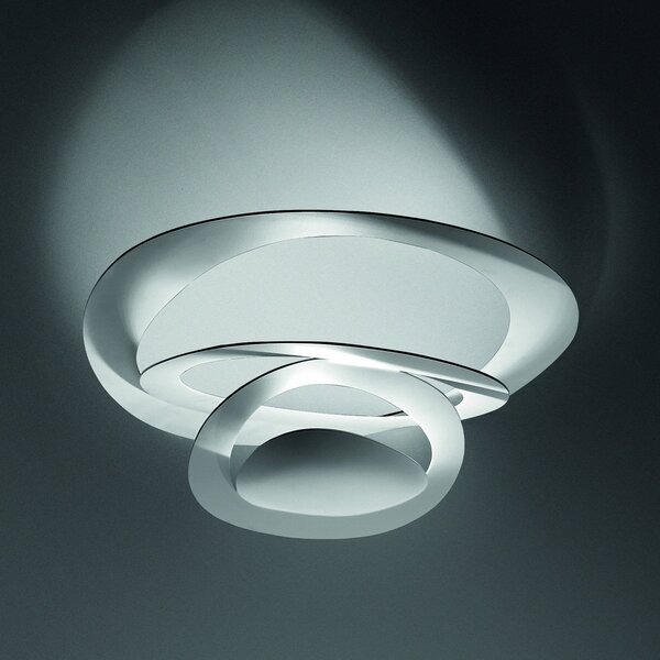 Artemide Φωτιστικό οροφής Pirce Mini, R7s, λευκό, ρυθμιζόμενος, Λευκό, υπνοδωμάτιο, Μέταλλο, σχεδιασμός