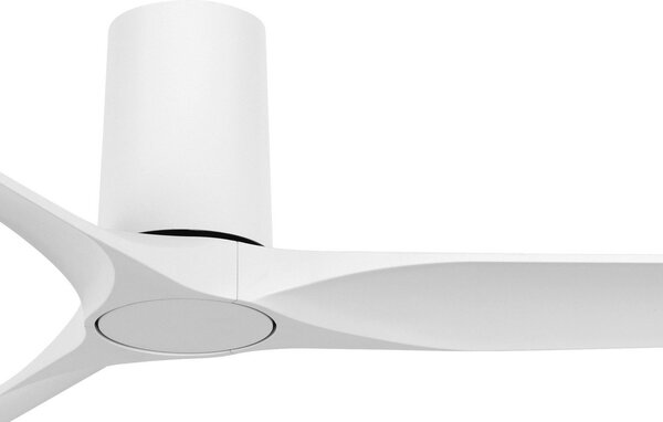 Beacon Lighting Ανεμιστήρας οροφής Londo, λευκός, με κινητήρα DC, διάμετρος 132 cm,, Λευκό, Σαλόνι / τραπεζαρία, Πλαστικό, σύγχρονο