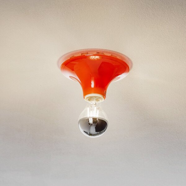 Artemide Teti designer φωτιστικό οροφής, διαφανές πορτοκαλί, ρυθμιζόμενος, Πορτοκαλί, Σαλόνι / τραπεζαρία, Πλαστικό, σχεδιασμός