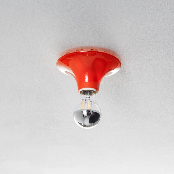 Artemide Teti designer φωτιστικό οροφής, διαφανές πορτοκαλί, ρυθμιζόμενος, Πορτοκαλί, Σαλόνι / τραπεζαρία, Πλαστικό, σχεδιασμός