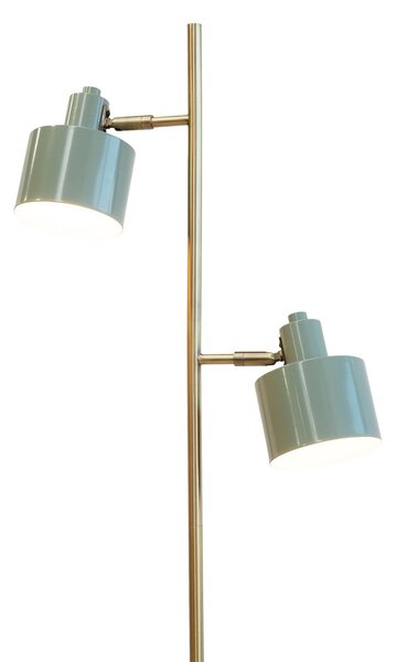 Dyberg Larsen Φωτιστικό δαπέδου Ocean, ελαιόχρωμο, ύψος 160 cm, 2 φτερά., Πράσινο, Σαλόνι / τραπεζαρία, Μέταλλο, Σκανδιναβικό