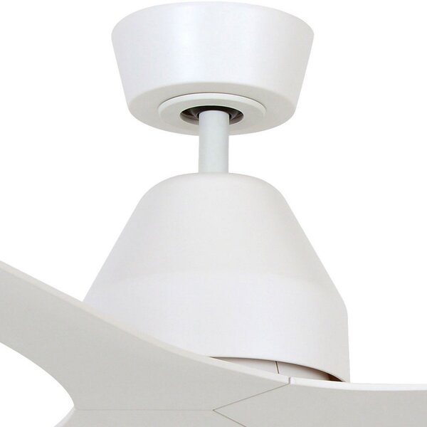 Beacon Lighting Ανεμιστήρας οροφής Whitehaven, λευκός, DC, αθόρυβος, 142 εκ., Λευκό, Σαλόνι / τραπεζαρία, Πλαστικό, σύγχρονο