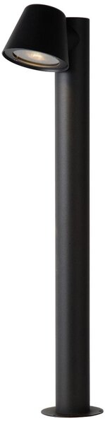 Lucide Φως διαδρομής LED Dingo GU10 ανθρακί, ρυθμιζόμενος, Μαύρο, Μέταλλο, σύγχρονο