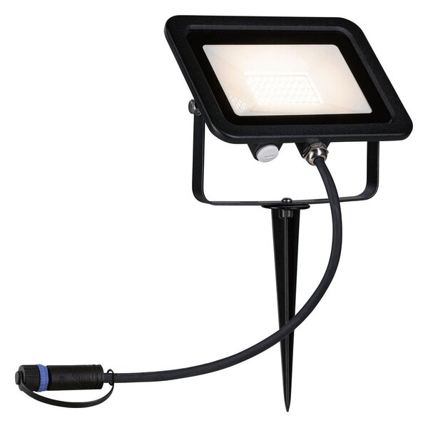 Paulmann Plug & Shine προβολέας με ακίδα 16W, ρυθμιζόμενος, Μαύρο, Μέταλλο