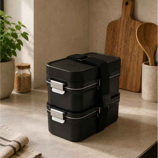 Δοχείο Φαγητού Lunch Box Fresh & Save Zwilling με χωρητικότητα 1.6lt - Black - Κατάλληλο για Φούρνο Μικροκυμάτων