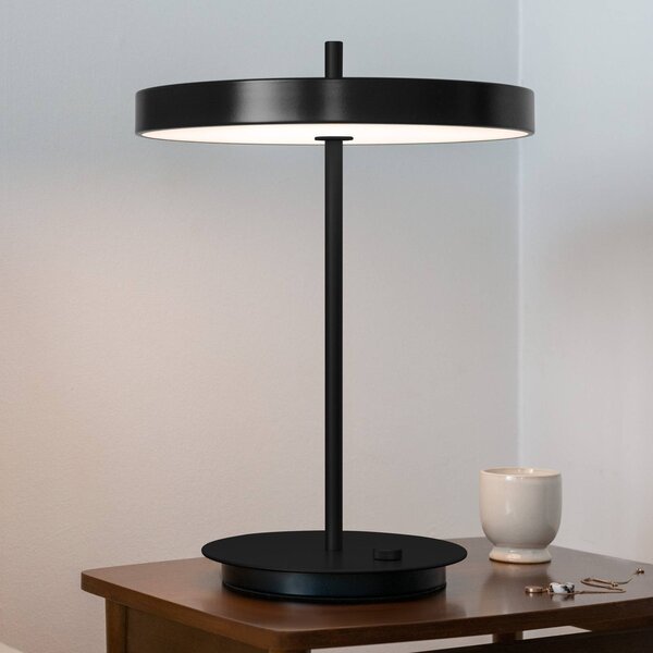 UMAGE επιτραπέζιο φωτιστικό LED Asteria Table, USB, μαύρο/μαύρο