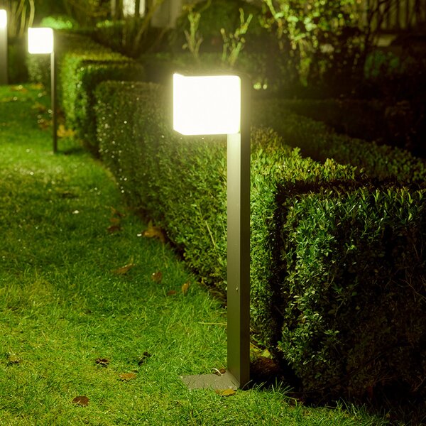STEINEL GL 80 C Φως διαδρομής LED, Bluetooth smart, ανθρακί, ρυθμιζόμενος, Μαύρο, Μέταλλο, σύγχρονο