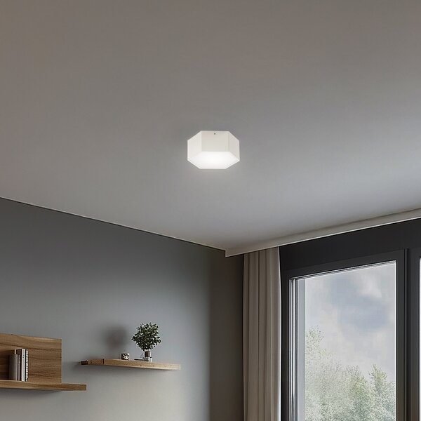 Argon Φωτιστικό οροφής LED Libre, κρεμ, ατσάλι, 3.000 K, Λευκό, Σαλόνι / τραπεζαρία, Μέταλλο