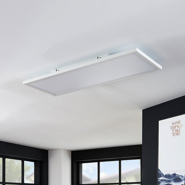 Arcchio LED πάνελ Brenda, 80 x 30 cm, CCT, τηλεχειριστήριο, ρυθμιζόμενος, Λευκό, Σαλόνι / τραπεζαρία, Πλαστικό, σύγχρονο