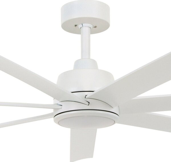 Beacon Lighting Ανεμιστήρας οροφής με φως Atlanta λευκό 142 cm αθόρυβο, ρυθμιζόμενος, Λευκό, Σαλόνι / τραπεζαρία, Πλαστικό, σύγχρονο