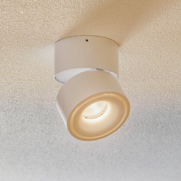 Egger Licht DLS LED προβολέας Clippo, λευκό, 2.700 K, με δυνατότητα ρύθμισης του, ρυθμιζόμενος, Λευκό, Σαλόνι / τραπεζαρία, Μέταλλο, σύγχρονο, Προβολέας τοίχου