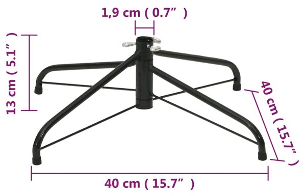 VidaXL Βάση Χριστουγεννιάτικου Δέντρου 40 x 40 x 13 εκ