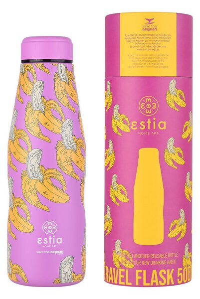 Μπουκάλι Θερμός 500ml Estia Save The Aegean Banana Swirl 01-22235