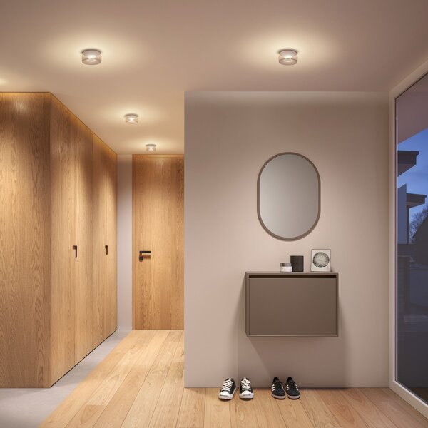 Ribag Vior LED φωτιστικό οροφής 3.000K 60° λευκό, ρυθμιζόμενος, Λευκό, Σαλόνι / τραπεζαρία, Αλουμίνιο, σύγχρονο