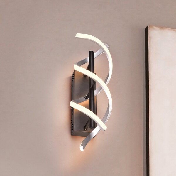Trio Lighting LED φωτιστικό τοίχου Sequence, ρυθμιζόμενο, CCT, αλουμίνιο, ρυθμιζόμενος, Μεταλλικό, Σαλόνι / τραπεζαρία, Μέταλλο, σύγχρονο