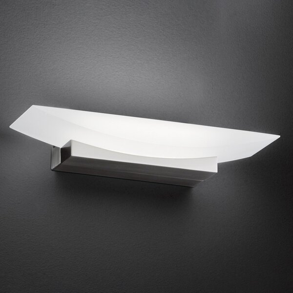 FISCHER & HONSEL Φωτιστικό τοίχου LED Bowl TW CCT πλάτος 30 cm, νικέλιο, ρυθμιζόμενος, Μεταλλικό, Σαλόνι / τραπεζαρία, Μέταλλο, σύγχρονο