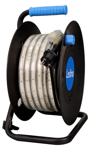 Ledino LED-Strip Wickede 25m σε καρούλι καλωδίου, 300W, IP65, Διαφανές, Διάδρομος, Πλαστικό