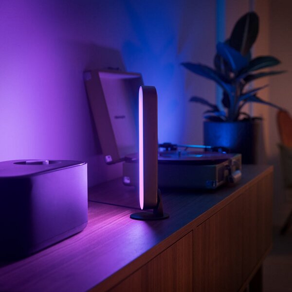 Philips Hue Διπλή συσκευασία Play Lightbar, μαύρο, ρυθμιζόμενος, Μαύρο, Σαλόνι / τραπεζαρία, Πλαστικό, σύγχρονο