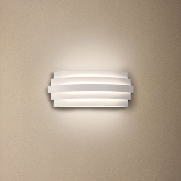 ACB ILUMINACIÓN Φωτιστικό τοίχου Luxur LED, λευκό, Λευκό, Διάδρομος, Αλουμίνιο, σχεδιασμός