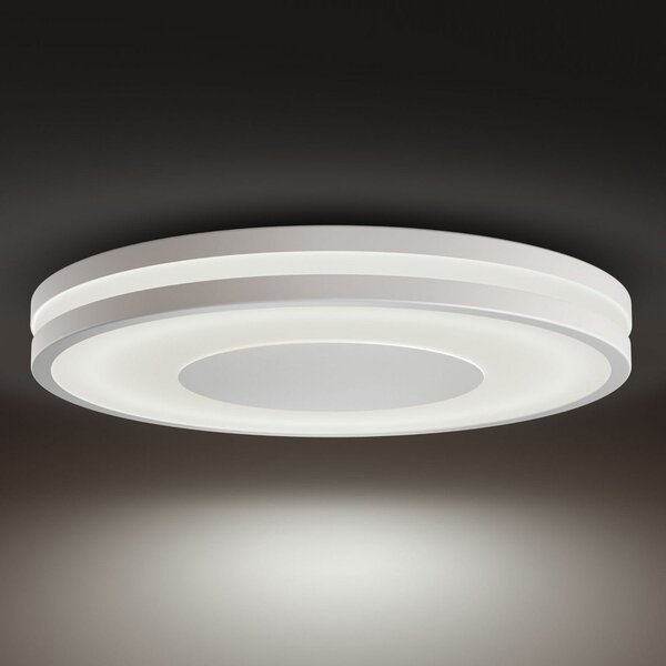 Philips Hue White Ambiance Being Φωτιστικό οροφής λευκό, ρυθμιζόμενος, Λευκό, Σαλόνι / τραπεζαρία, Μέταλλο, σύγχρονο