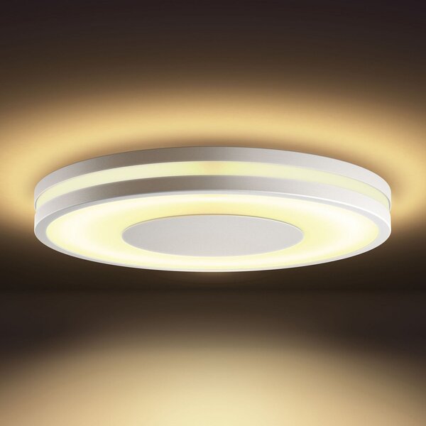 Philips Hue White Ambiance Being Φωτιστικό οροφής λευκό, ρυθμιζόμενος, Λευκό, Σαλόνι / τραπεζαρία, Μέταλλο, σύγχρονο