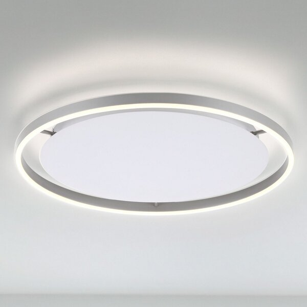 JUST LIGHT. GmbH Φωτιστικό οροφής LED Ritus, Ø 58.5cm, αλουμίνιο, ρυθμιζόμενος, Μεταλλικό, Σαλόνι / τραπεζαρία, Μέταλλο, σύγχρονο