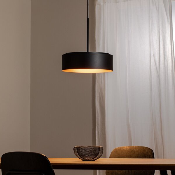 BEGA LED κρεμαστό φωτιστικό Studio Line Ø 36 cm μαύρο-χαλκό DALI, ρυθμιζόμενος, Μαύρο, Σαλόνι / τραπεζαρία, Αλουμίνιο