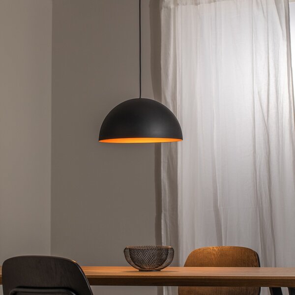 BEGA LED κρεμαστό φωτιστικό Studio Line 50993, μαύρο/χαλκός, Ø 35 cm, ρυθμιζόμενος, Μαύρο, Σαλόνι / τραπεζαρία, Αλουμίνιο
