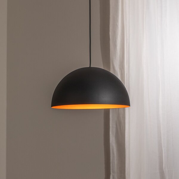 BEGA LED κρεμαστό φωτιστικό Studio Line 50993, μαύρο/χαλκός, Ø 35 cm, ρυθμιζόμενος, Μαύρο, Σαλόνι / τραπεζαρία, Αλουμίνιο