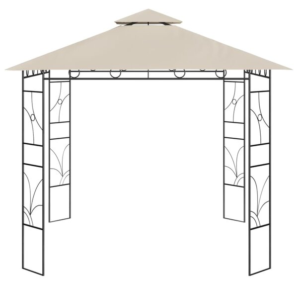 VidaXL Κιόσκι Κρεμ 3 x 3 x 2,7 μ. 160 γρ./μ²