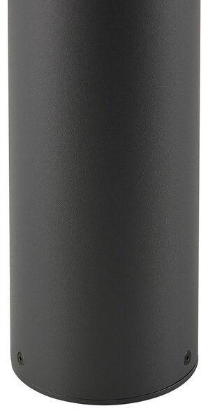 Deko-Light Facado II φωτιστικό μονοπατιών, ύψος 65 cm, στρογγυλό, σκούρο γκρι/οπάλ, ρυθμιζόμενος, Γκρι, Αλουμίνιο