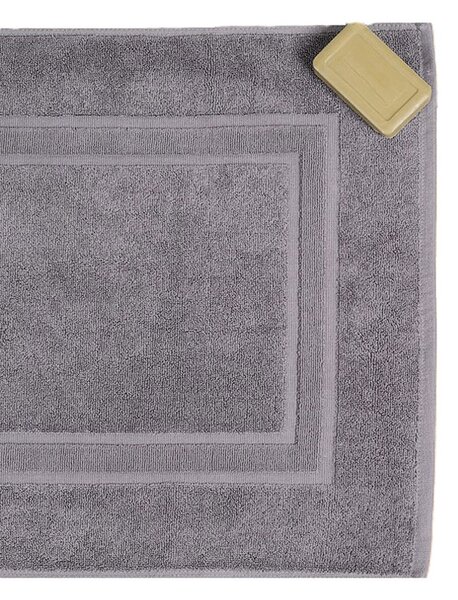 Πετσετέ Πατάκι (50x70) Hotel Διπλή Κορνίζα Silver 700gr/m2