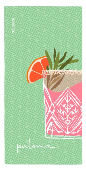 Πετσέτα Θαλάσσης 2 Όψεων (80x160) Feel & Touch Drinks Paloma