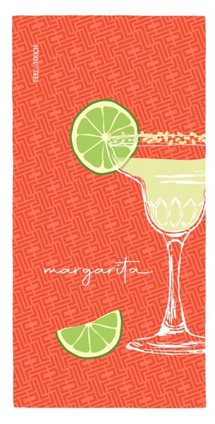 Πετσέτα Θαλάσσης 2 Όψεων (80x160) Feel & Touch Drinks Margarita