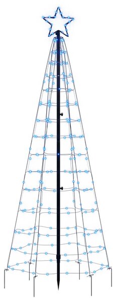 VidaXL Φωτιστικό Χριστουγεννιάτικο Δέντρο Ακίδες 220 LED Μπλε 180 εκ