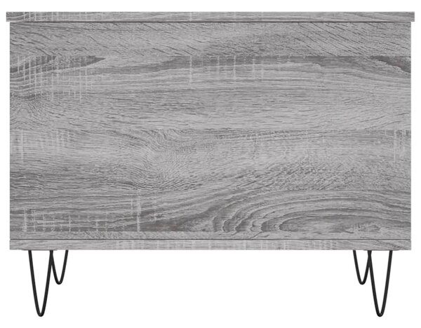 VidaXL Τραπεζάκι Σαλονιού Γκρι Sonoma 60x44,5x45εκ. Επεξεργασμένο Ξύλο