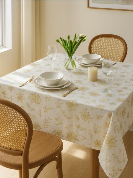 Sinsay - Τραπεζομάντηλο με χρυσό σχέδιο - χρυσο