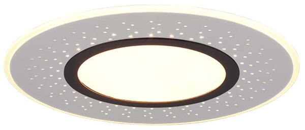 Φωτιστικό Οροφής - Πλαφονιέρα Verus 626910307 30W Led Φ50cm 7,2cm Nickel Mat Trio Lighting